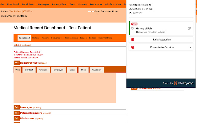 Healthjump Beacon  from Chrome web store to be run with OffiDocs Chromium online