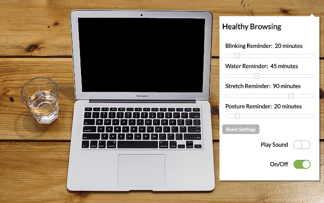 Healthy Browsing  from Chrome web store to be run with OffiDocs Chromium online