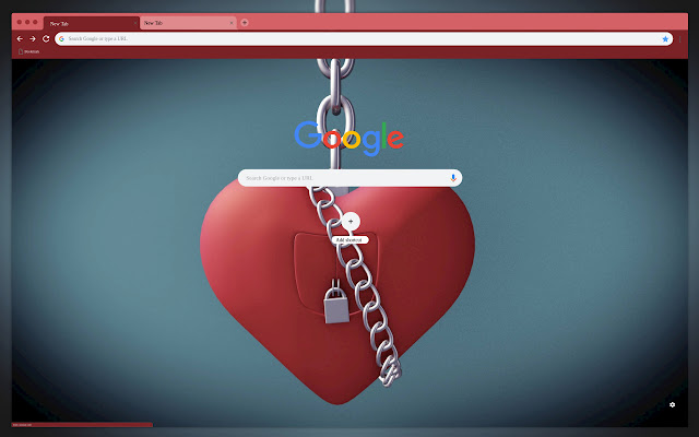 Heart on lock  from Chrome web store to be run with OffiDocs Chromium online