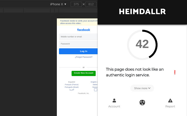 Heimdallr  from Chrome web store to be run with OffiDocs Chromium online