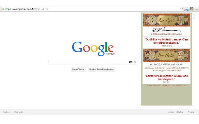 Her gune 1 Ayet 1 Hadis www.1ayet1hadis.info  from Chrome web store to be run with OffiDocs Chromium online