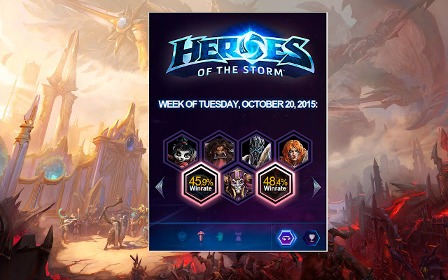 Heroes Of The Storm Free Rotation  from Chrome web store to be run with OffiDocs Chromium online