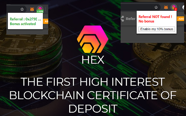 HEX Referral Bonus  from Chrome web store to be run with OffiDocs Chromium online