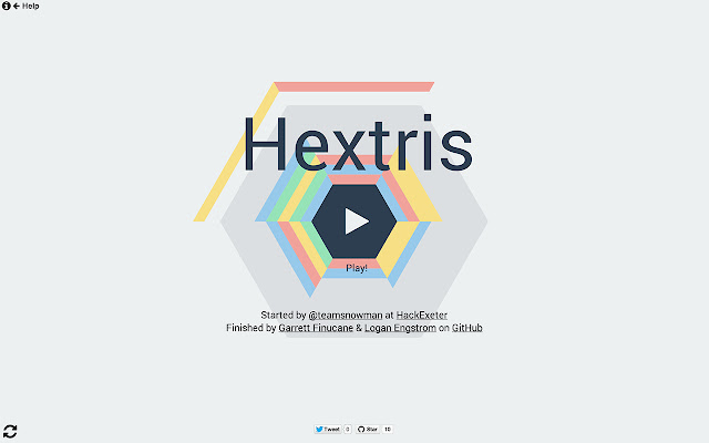 Hextris  from Chrome web store to be run with OffiDocs Chromium online