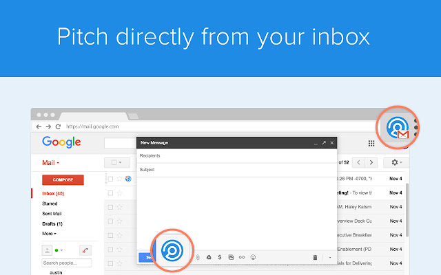 Highspot for Gmail da Chrome Web Store para ser executado com OffiDocs Chromium online