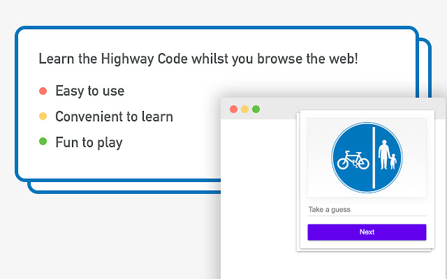 Highway Code UK Road Signs  from Chrome web store to be run with OffiDocs Chromium online