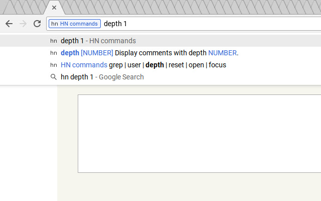 HN commands  from Chrome web store to be run with OffiDocs Chromium online