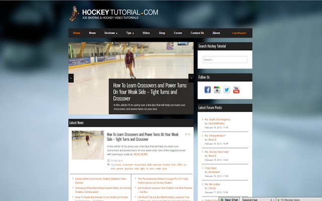 HockeyTutorial.com  from Chrome web store to be run with OffiDocs Chromium online