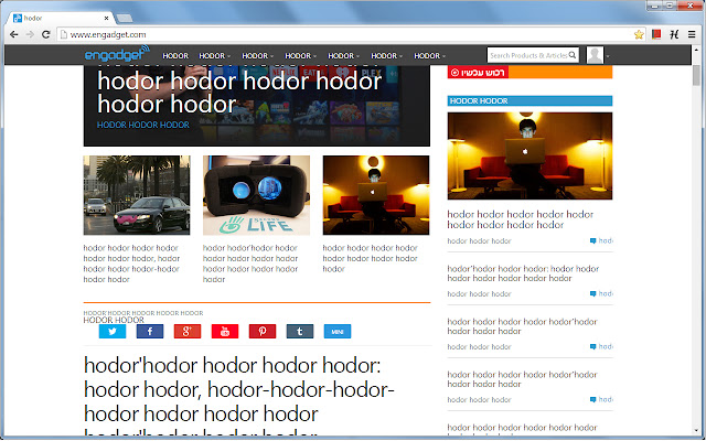Hodorify  from Chrome web store to be run with OffiDocs Chromium online