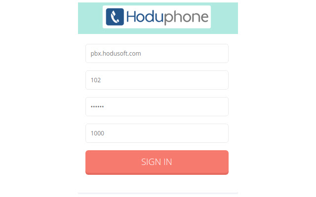 HoduPhone  from Chrome web store to be run with OffiDocs Chromium online