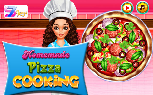 Homemade Pizza Cooking Game  from Chrome web store to be run with OffiDocs Chromium online