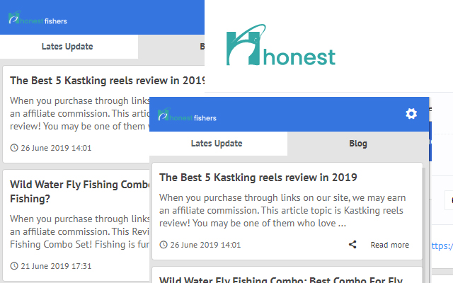 Honest Fishers Latest Update News  from Chrome web store to be run with OffiDocs Chromium online