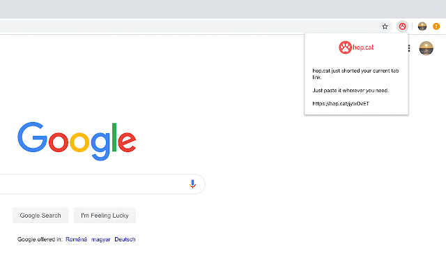 hop.cat | Fastest URL shortener  from Chrome web store to be run with OffiDocs Chromium online
