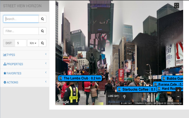 Horizon Info View  from Chrome web store to be run with OffiDocs Chromium online