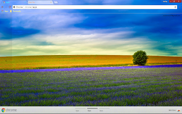 Horizon Lavender Lonely Tree  from Chrome web store to be run with OffiDocs Chromium online