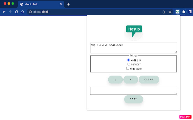 hostIp Converter  from Chrome web store to be run with OffiDocs Chromium online