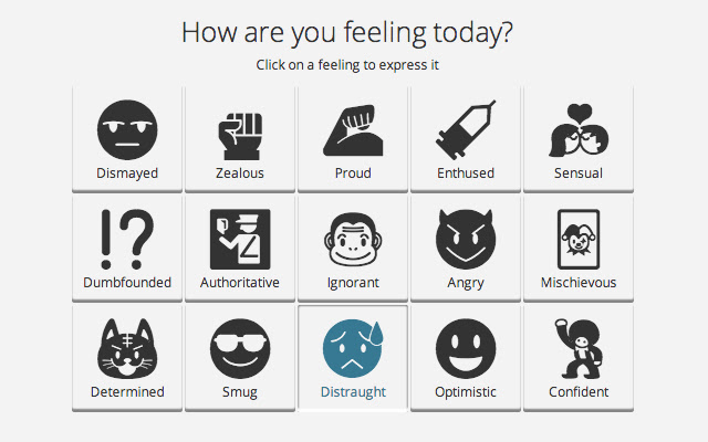 How are you feeling today?  from Chrome web store to be run with OffiDocs Chromium online