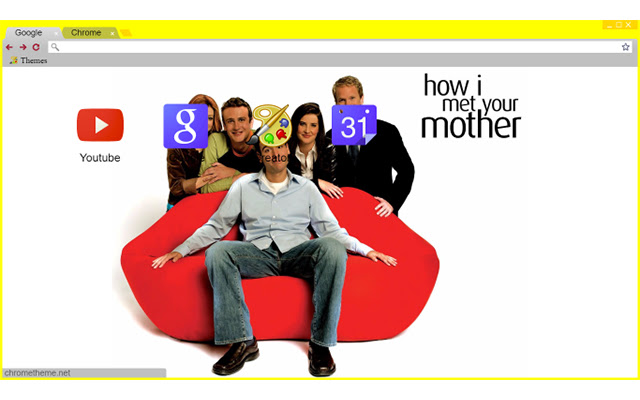 How I Met Your Mother Theme for Google Chrome  from Chrome web store to be run with OffiDocs Chromium online