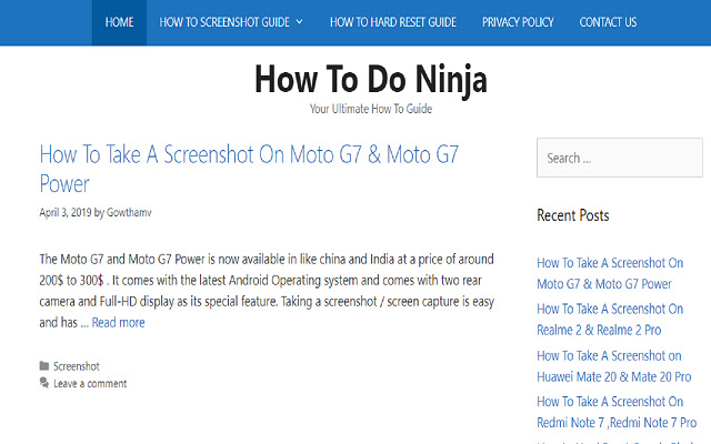 How To Do Ninja  from Chrome web store to be run with OffiDocs Chromium online