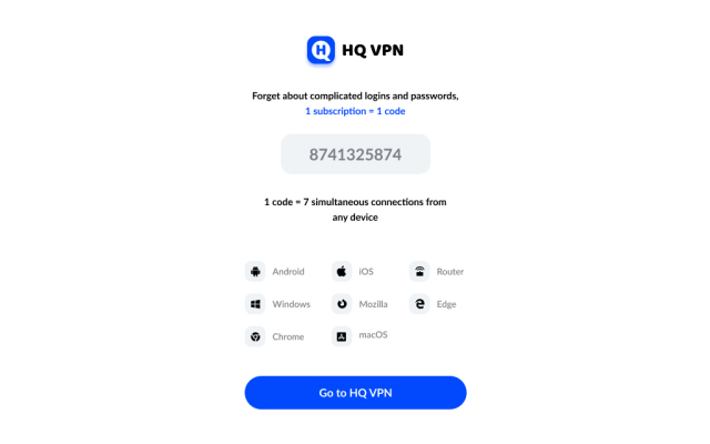 HQ VPN  from Chrome web store to be run with OffiDocs Chromium online