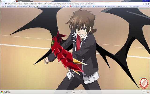 HS.DxD Issei theme 01 1920x1080  from Chrome web store to be run with OffiDocs Chromium online