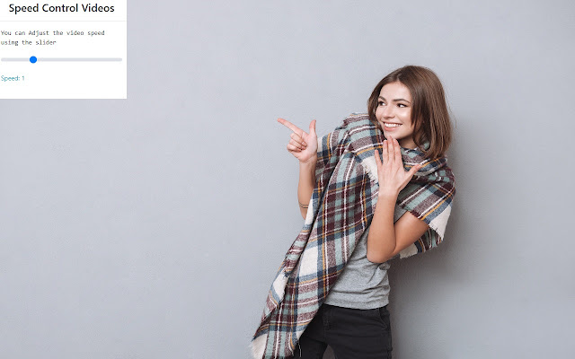 Controle de velocidade de vídeo HTML5 para Google Chrome™ da Chrome Web Store para ser executado com OffiDocs Chromium online