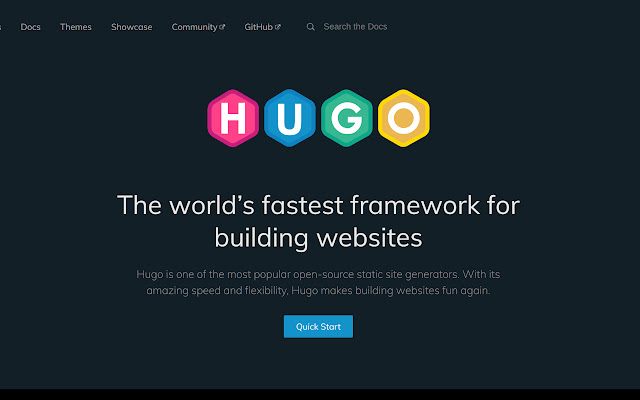 Hugo the extension you really want!  from Chrome web store to be run with OffiDocs Chromium online