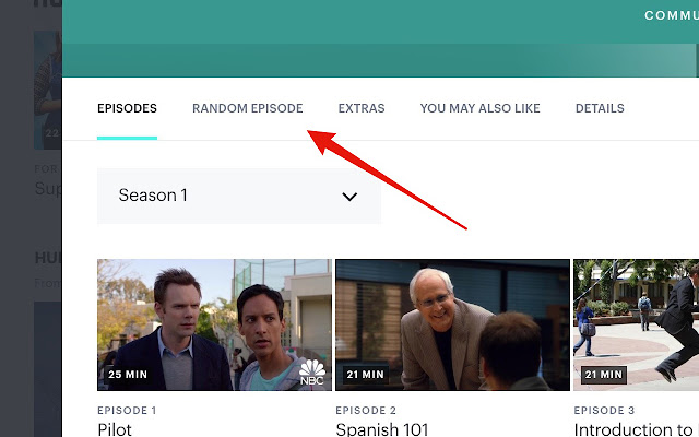 Hulu Random Episode Button  from Chrome web store to be run with OffiDocs Chromium online