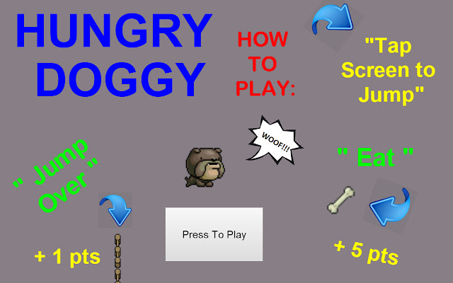 Hungry Doggy de Chrome web store se ejecutará con OffiDocs Chromium en línea