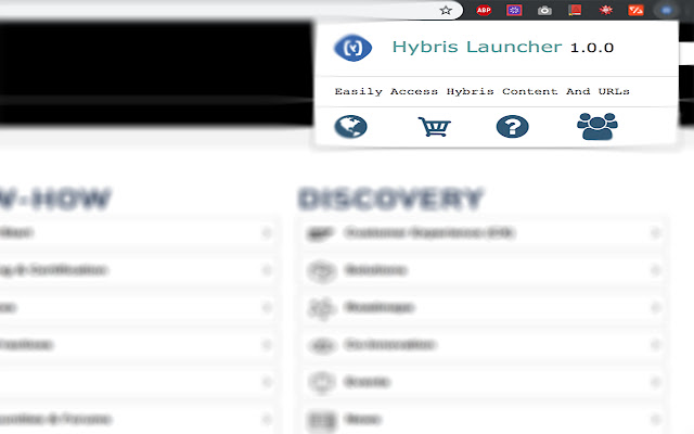 Hybris Launcher  from Chrome web store to be run with OffiDocs Chromium online