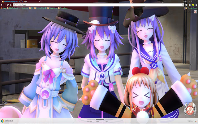 Hyperdimension Neptunia 11 1366x768  from Chrome web store to be run with OffiDocs Chromium online