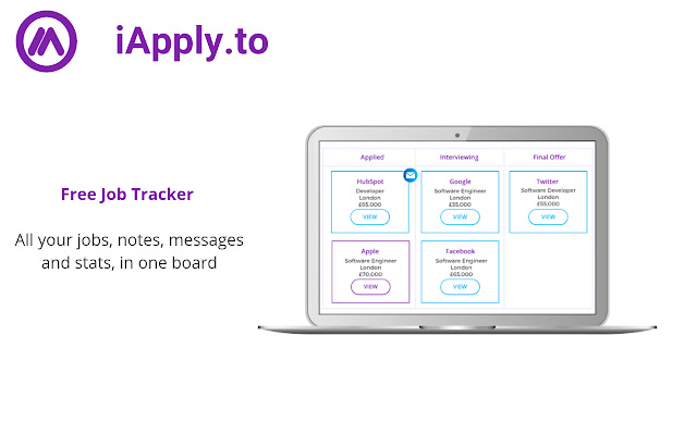 iApply.to: Free Job Search Tracker  from Chrome web store to be run with OffiDocs Chromium online