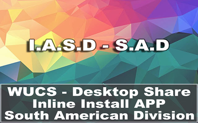 IASD WUCS Desktop Streamer من متجر Chrome الإلكتروني ليتم تشغيله مع OffiDocs Chromium عبر الإنترنت