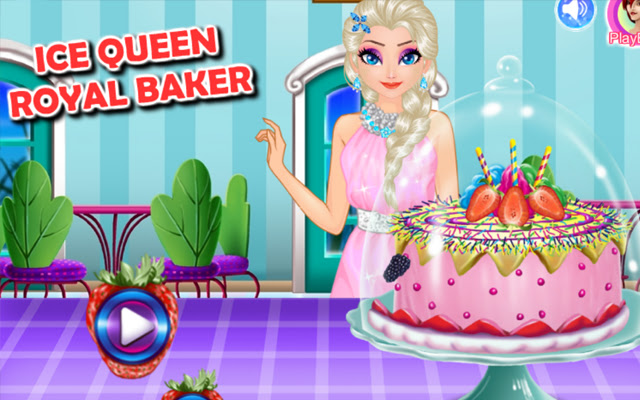 Ice Queen Royal Baker Game  from Chrome web store to be run with OffiDocs Chromium online