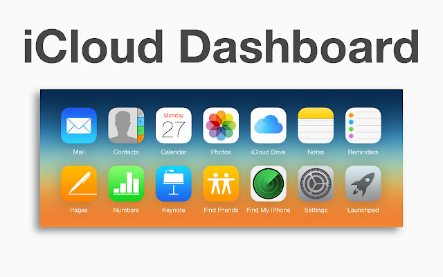 iCloud Dashboard Legacy  from Chrome web store to be run with OffiDocs Chromium online