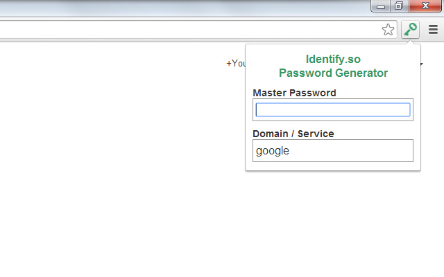 Identify.so Password Generator  from Chrome web store to be run with OffiDocs Chromium online