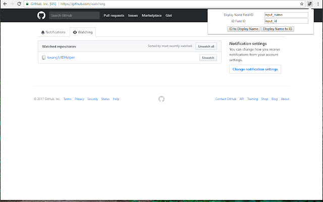 ID Helper  from Chrome web store to be run with OffiDocs Chromium online