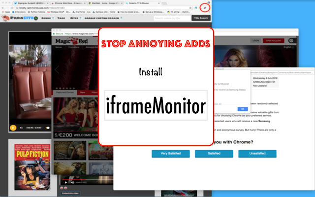 iframeMonitor  from Chrome web store to be run with OffiDocs Chromium online