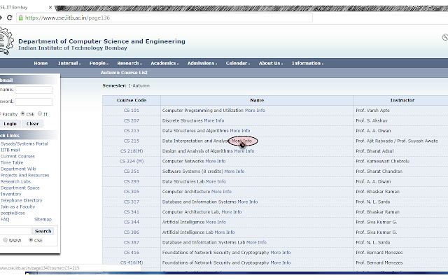 IIT B CS Courses Inline Load  from Chrome web store to be run with OffiDocs Chromium online