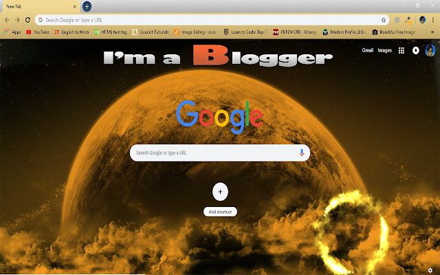 Im a Blogger Theme  from Chrome web store to be run with OffiDocs Chromium online