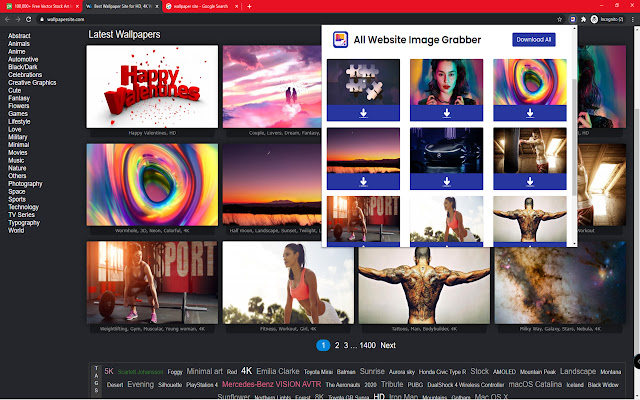 Image Grabber  from Chrome web store to be run with OffiDocs Chromium online