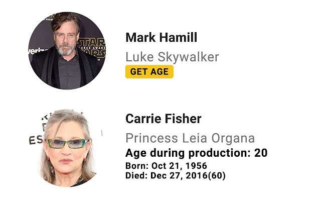 IMDB actor age reader  from Chrome web store to be run with OffiDocs Chromium online