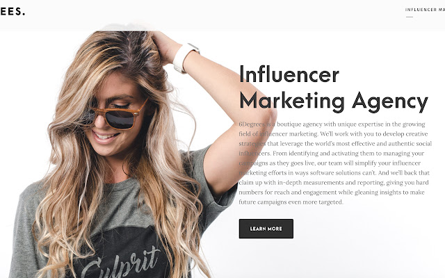 Influencer Marketing Agency 6Degrees  from Chrome web store to be run with OffiDocs Chromium online