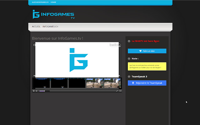 InfoGames Live Extention  from Chrome web store to be run with OffiDocs Chromium online