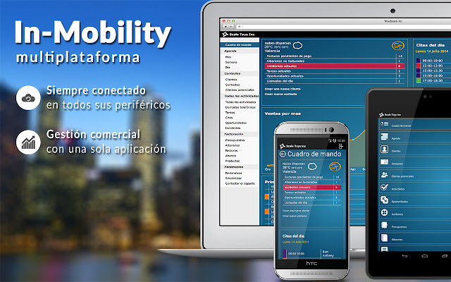 In Mobility CRM  from Chrome web store to be run with OffiDocs Chromium online