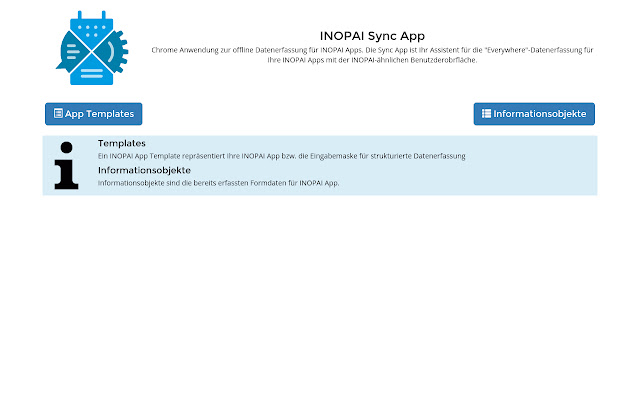 INOPAI Sync App  from Chrome web store to be run with OffiDocs Chromium online