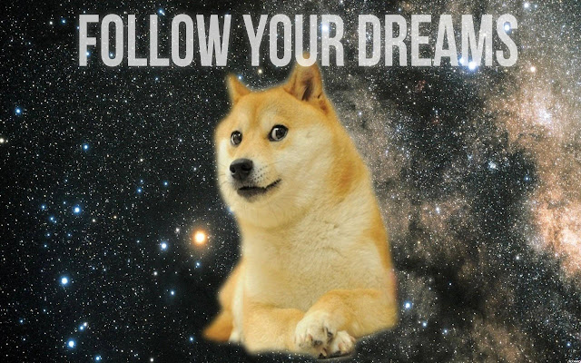 Inspirational Doge  from Chrome web store to be run with OffiDocs Chromium online