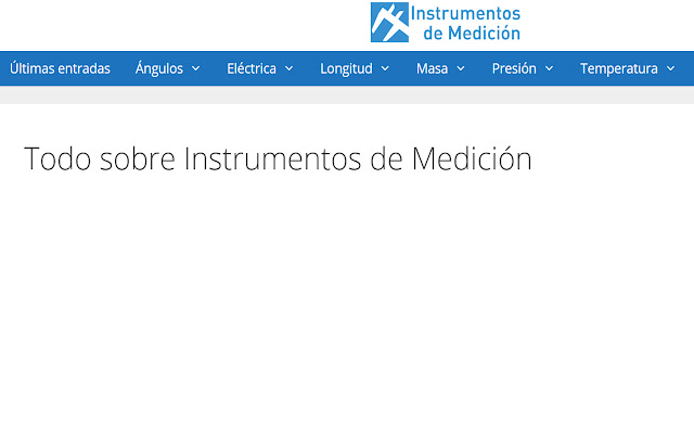 Instrumentos de Medición  from Chrome web store to be run with OffiDocs Chromium online