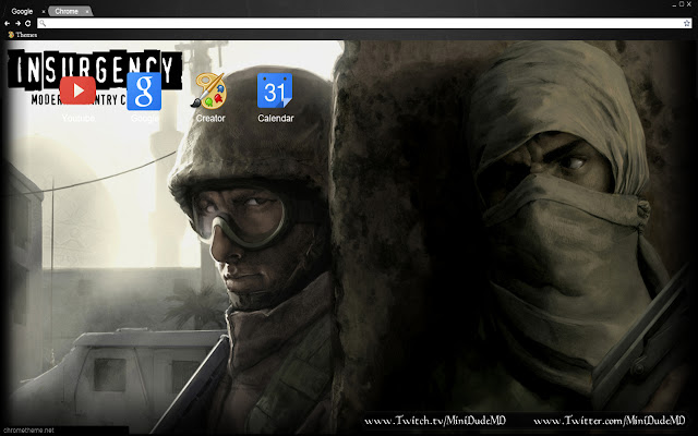 Insurgency: Modern Infantry Combat Theme  from Chrome web store to be run with OffiDocs Chromium online