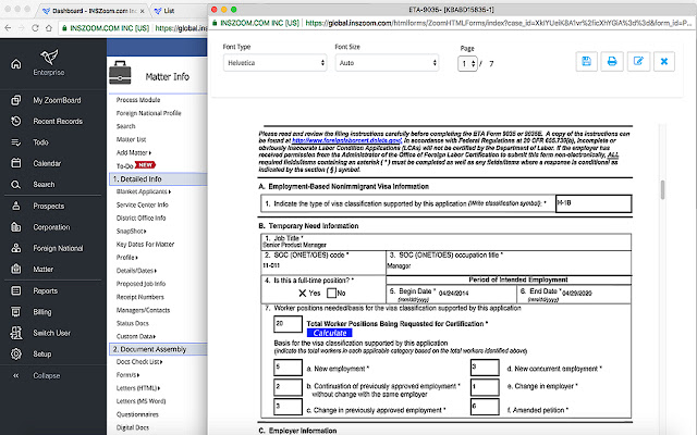 INSZoom E File  from Chrome web store to be run with OffiDocs Chromium online